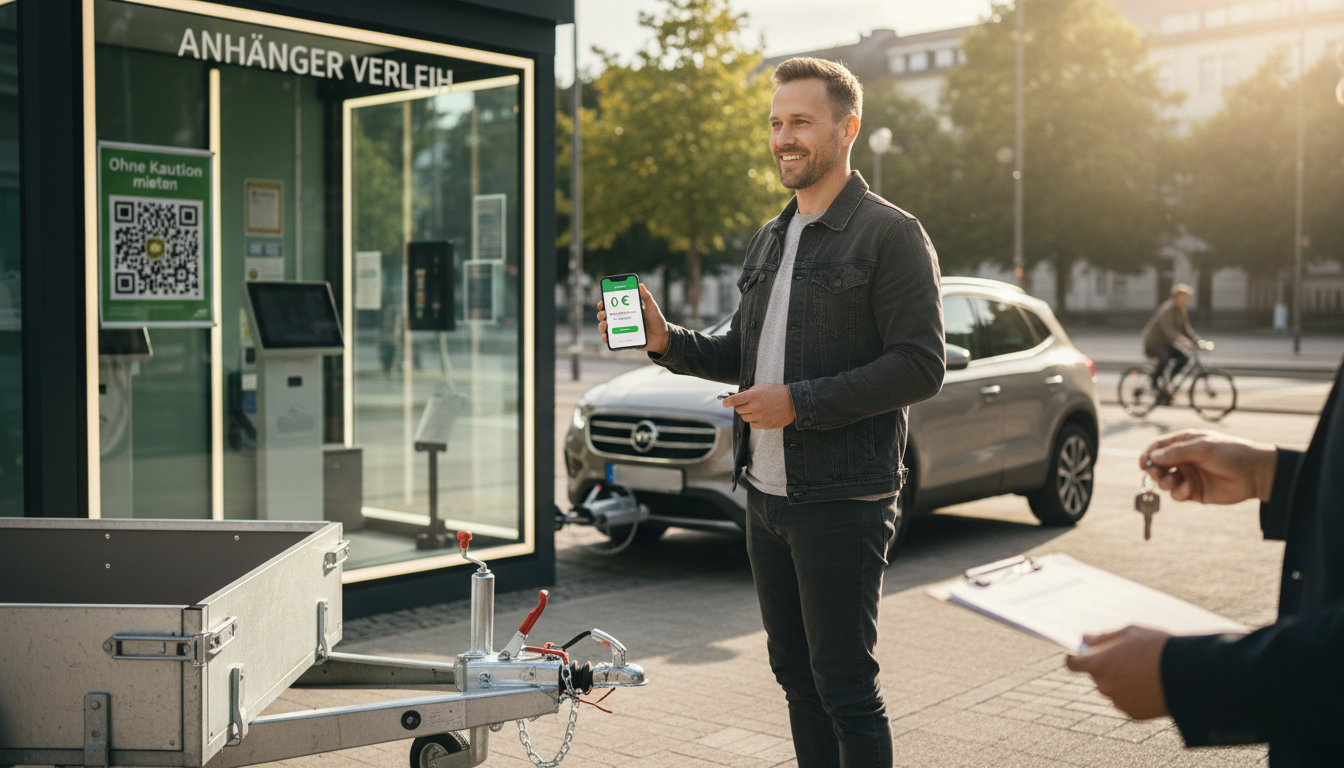 Anhänger mieten ohne Kaution – geht das wirklich? - Anhängerverleih24